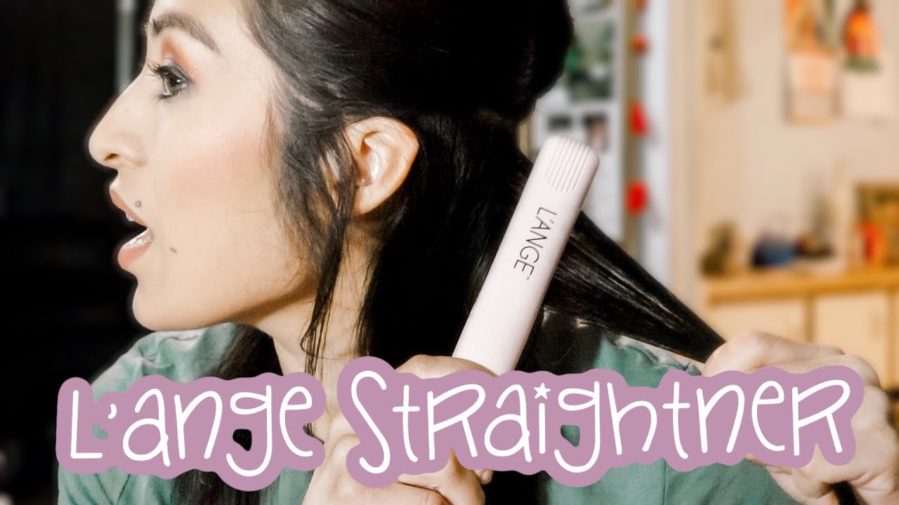 How to Curl your Hair with a l'ange Straightener Brush