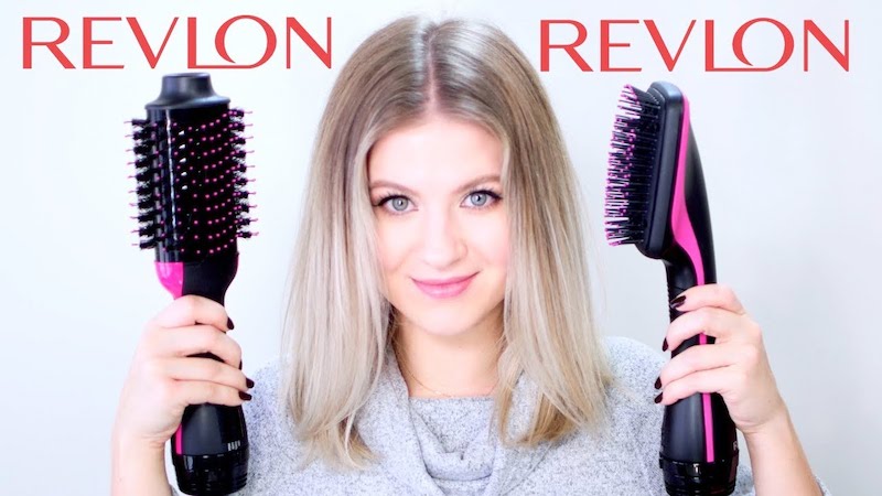 Revlon Hair Dryer Brush vs Straightener
